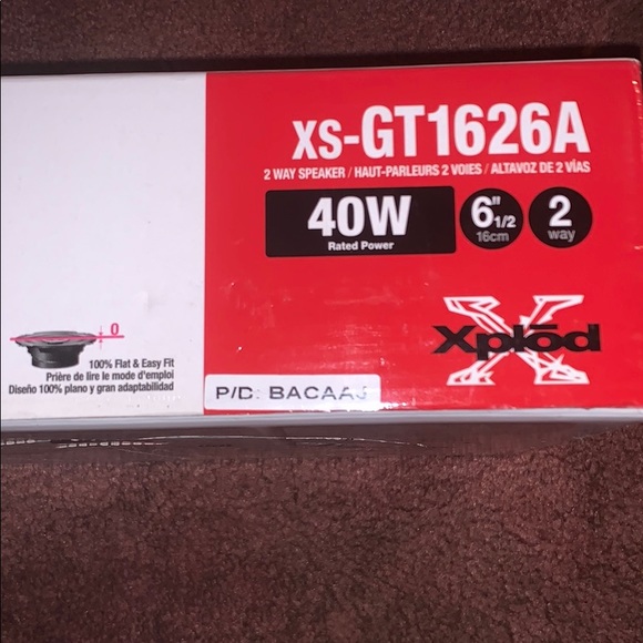 Sony Xplod GTF1626 Range 2 Way 40w Car Speaker - Picture 5 of 5